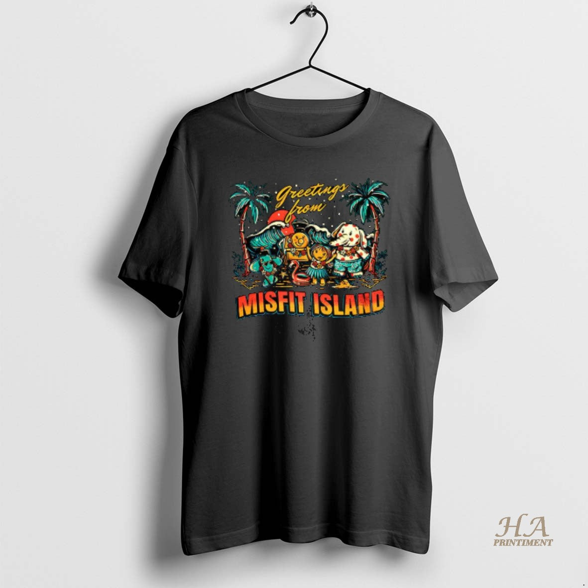 Official Greetings From Misfit Island Time Cartoon