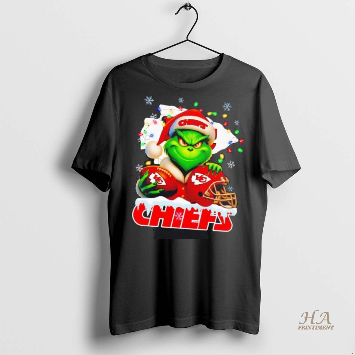Official Grinch Kansas City Chiefs Christmas Light Shirt