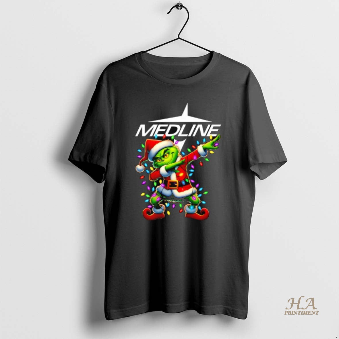 Official Grinch Lights Dabbing Christmas X Medline