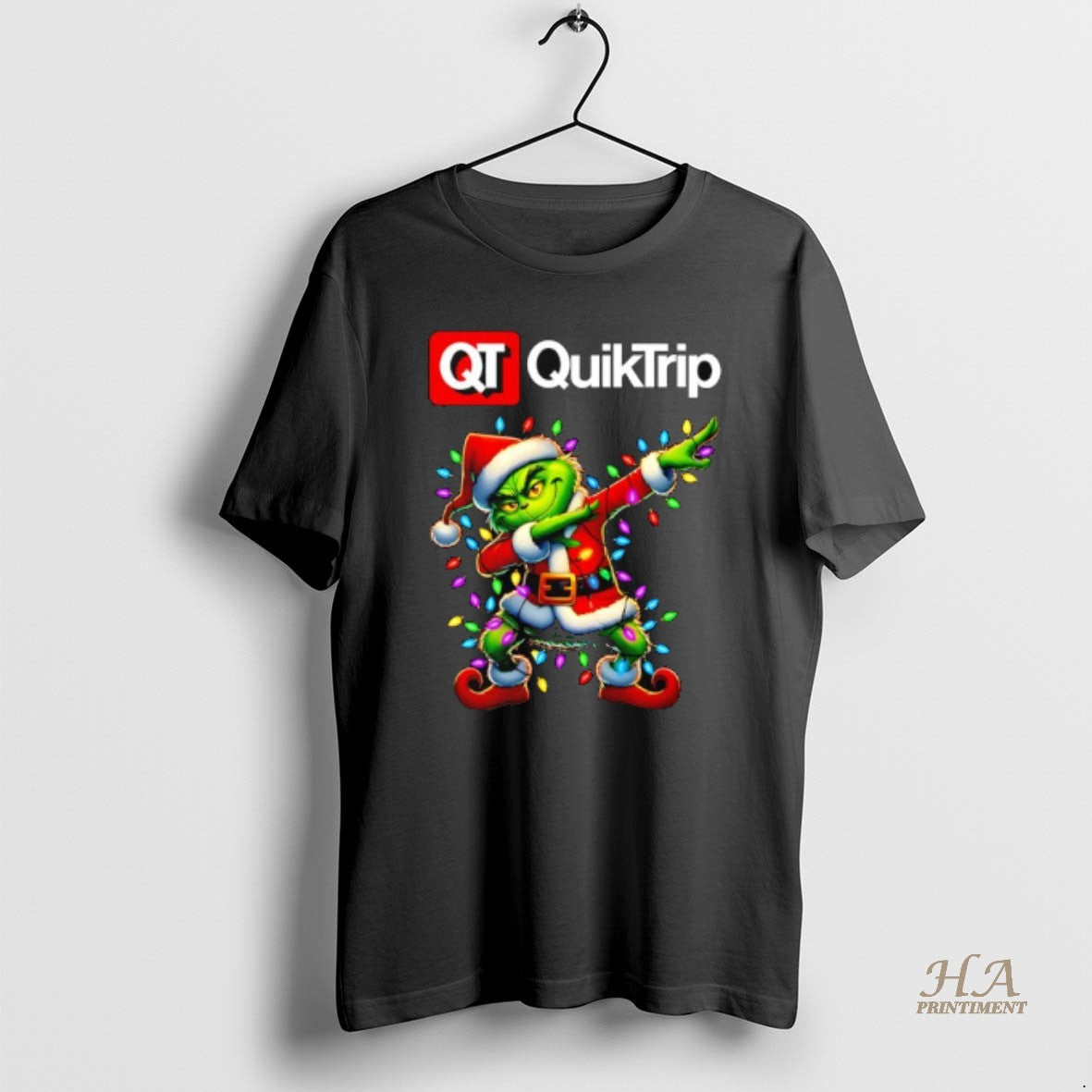 Official Grinch Lights Dabbing Christmas X Quiktrip