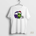 Official Grinch Peeking Through Minnesota Vikings Christmas Holiday