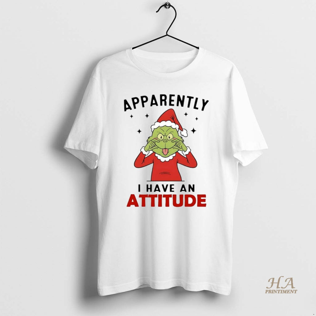 Official Grinch Apparently I Have An Attitude Christmas