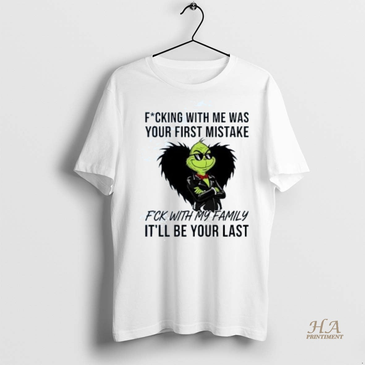 Official Grinch Fucking With Me Was Your First Mistake Shirt