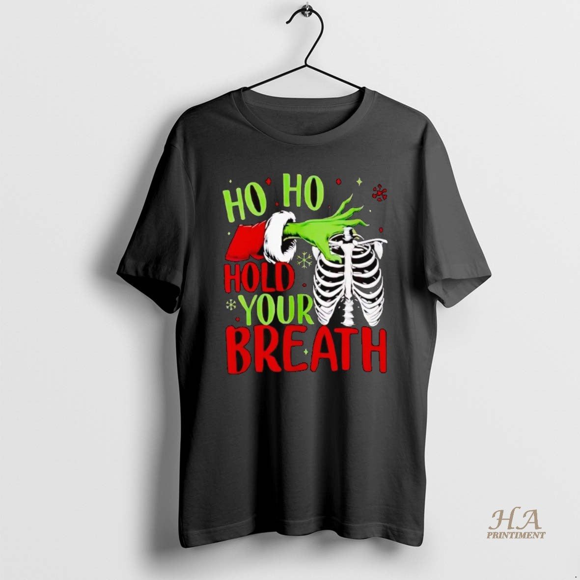 Official Grinch Ho Ho Hold Your Breath Christmas
