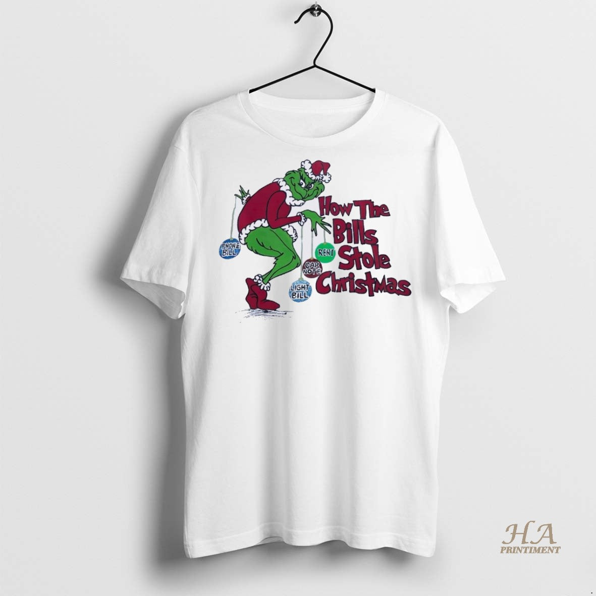 Official Grinch How The Bills Stole Christmas Christmas Shirt