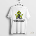 Official Grinch Middle Finger You Can Just Supercalifuckilistic Kismyassadocious Christmas Shirt