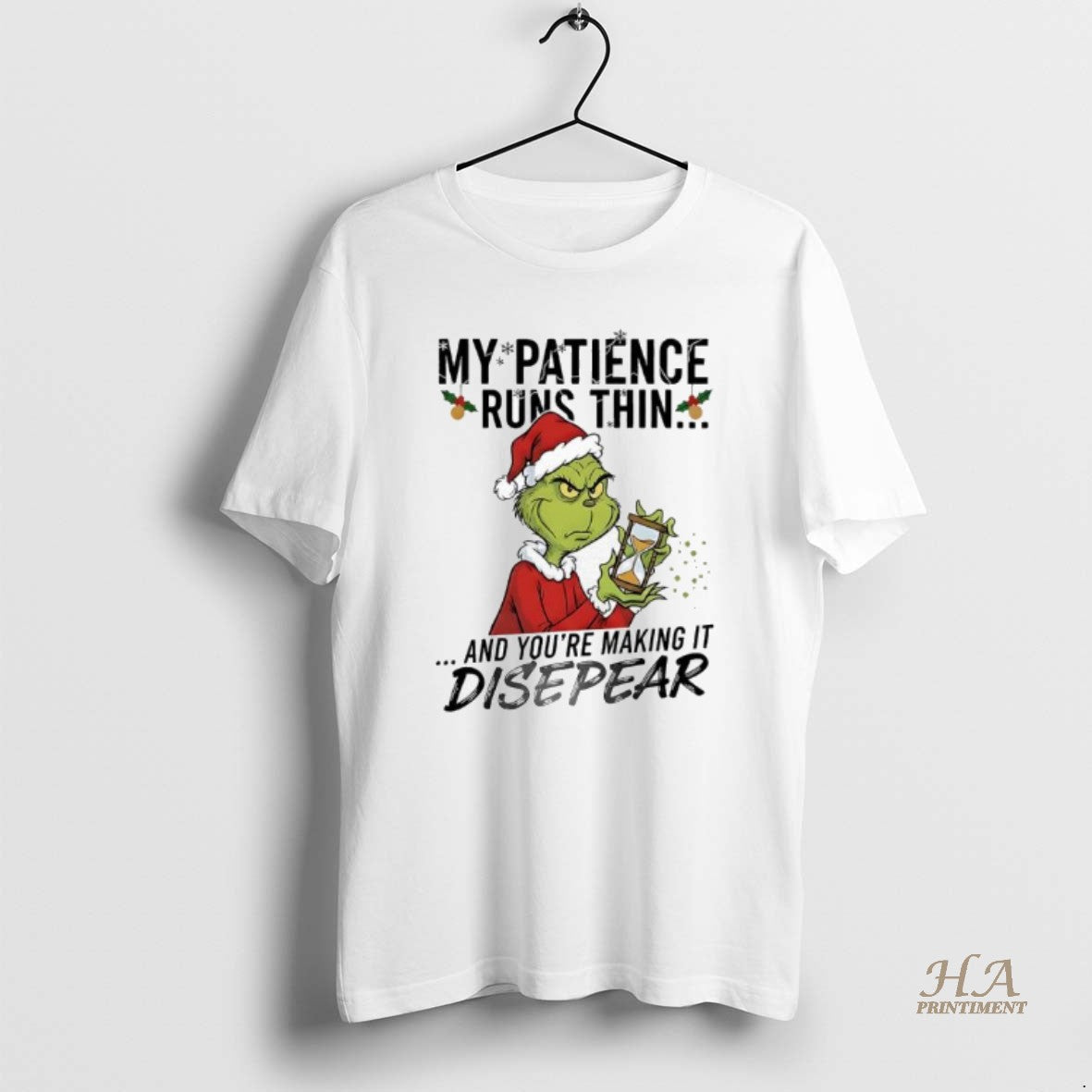 Official Grinch My Patience Runs Thin And Youre Making It Disepear