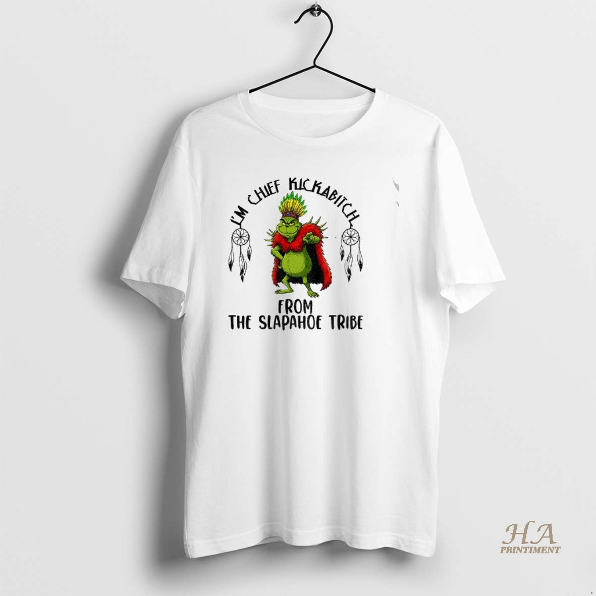 Official Grinch Native King Chief Kickabitch From The Slapahoe Tribe Vintage