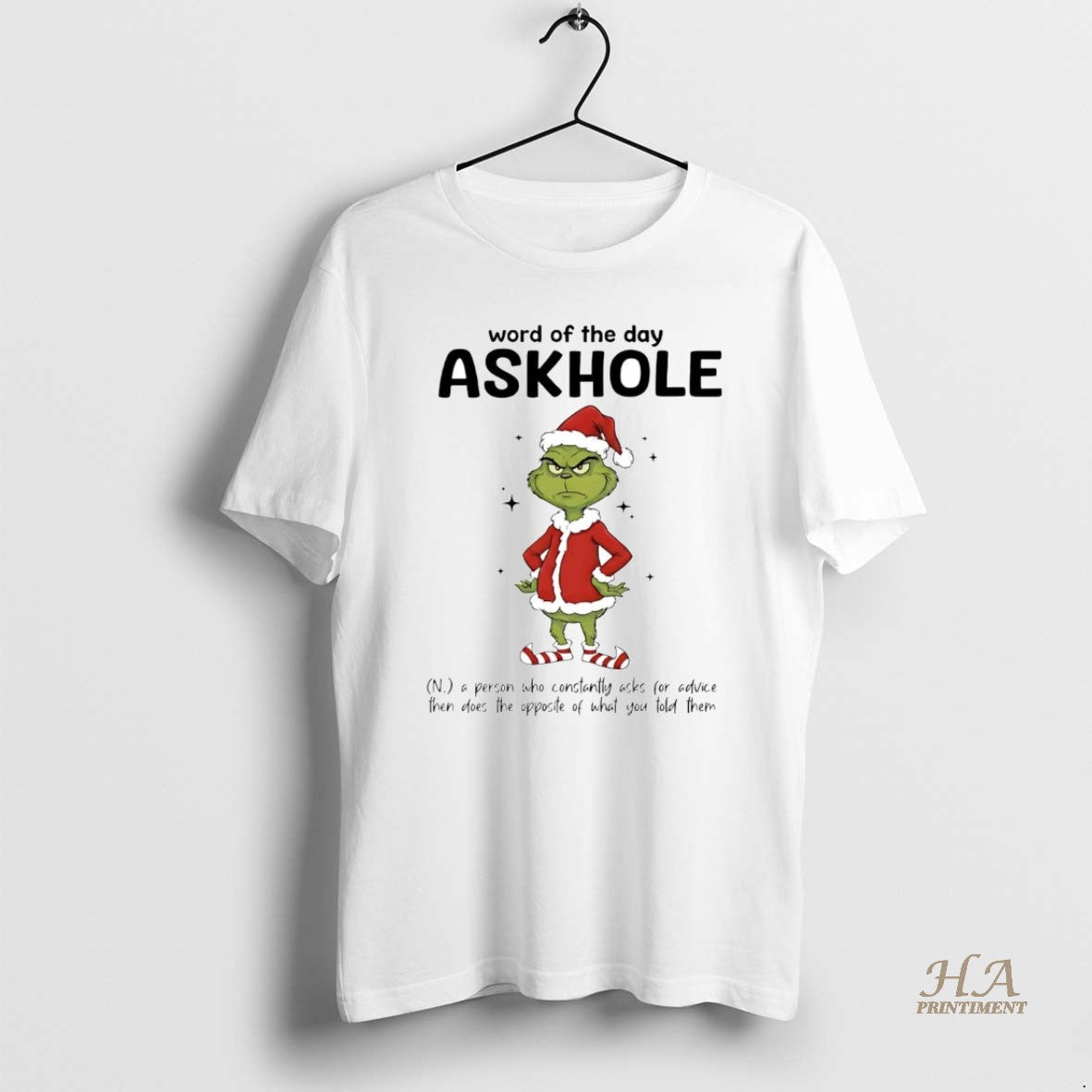 Official Grinch Word Of The Day Askhole Definition Meaning Christmas