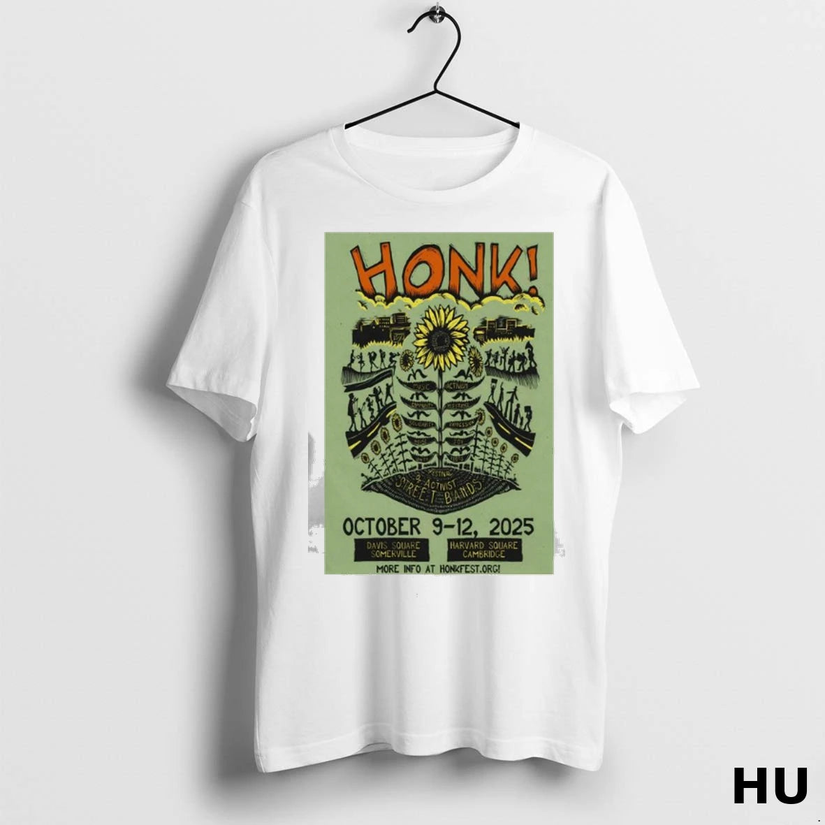 Official Honk Festival Somerville Ma On October 9 12 2025 Ladies T Shirt