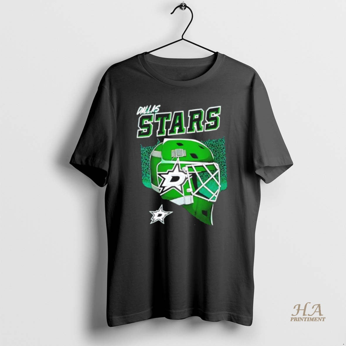Official Helmet Dallas Stars Wileys Hockey Fights Black