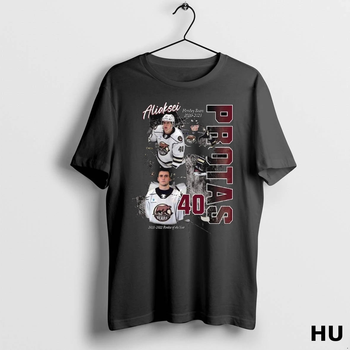 Official Hershey Bears X Aliaksei Capitals Protas Player Long Sleve T Shirt