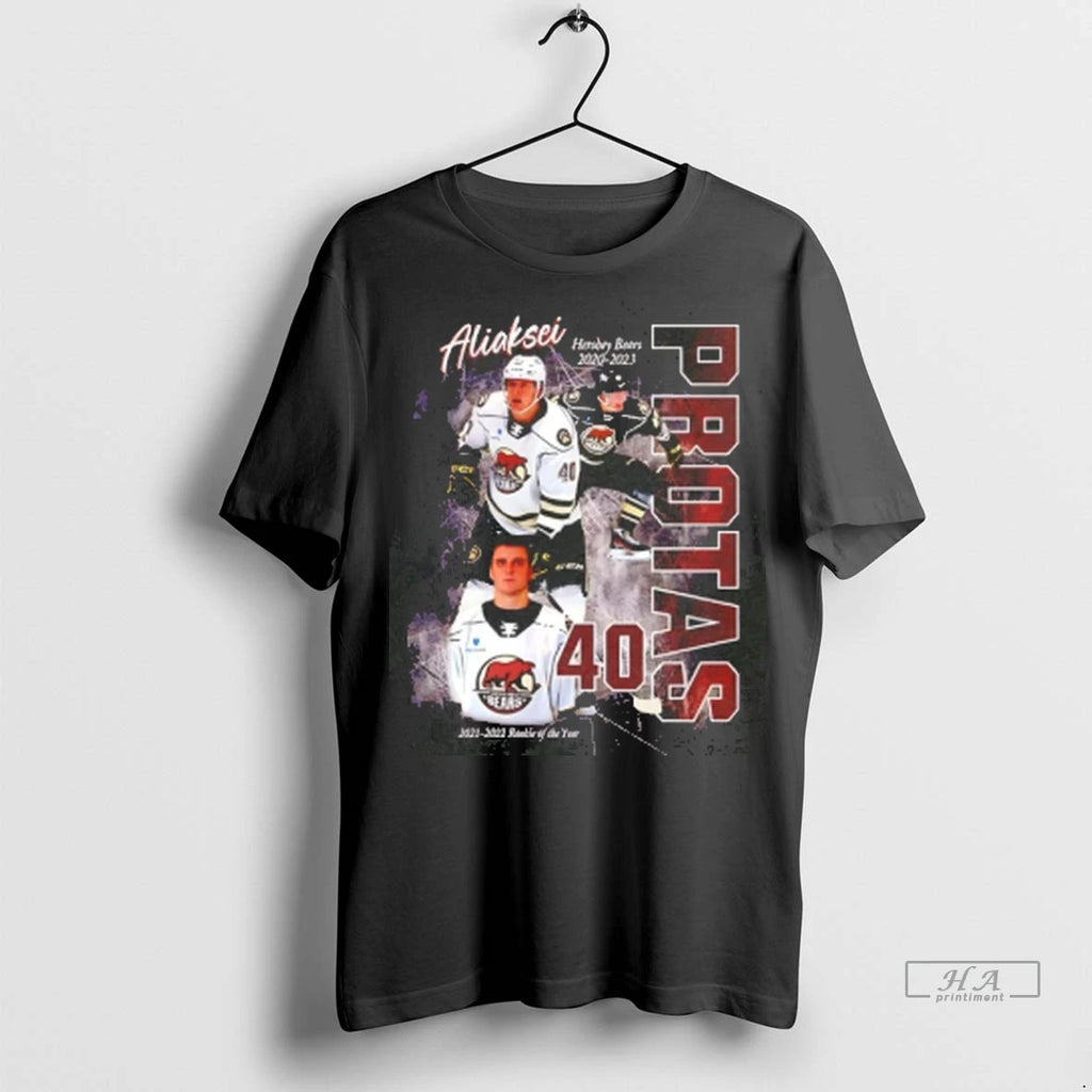 Official Hershey Bears X Capitals Protas Player Graphic Tee Tshirts Sweater