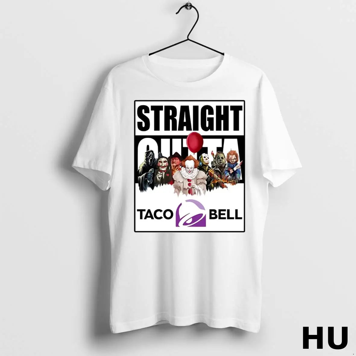 Official Horror Halloween Straight Outta Tacobell T Shirt