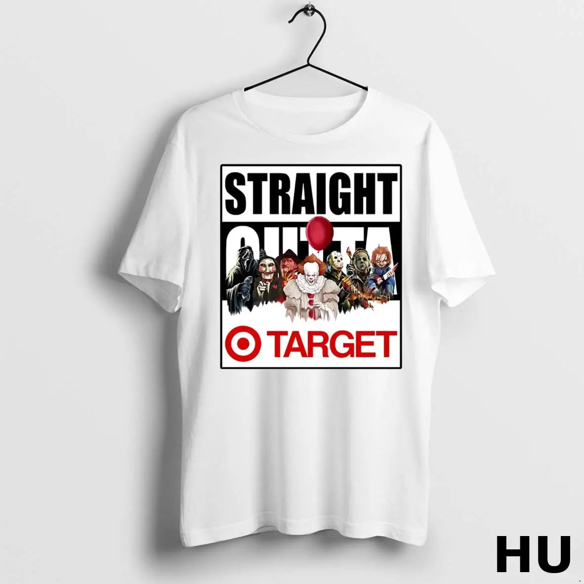 Official Horror Halloween Straight Outta Target T Shirt