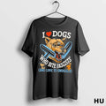 Official I Love Dogs Who Bite Fascists T Shirt