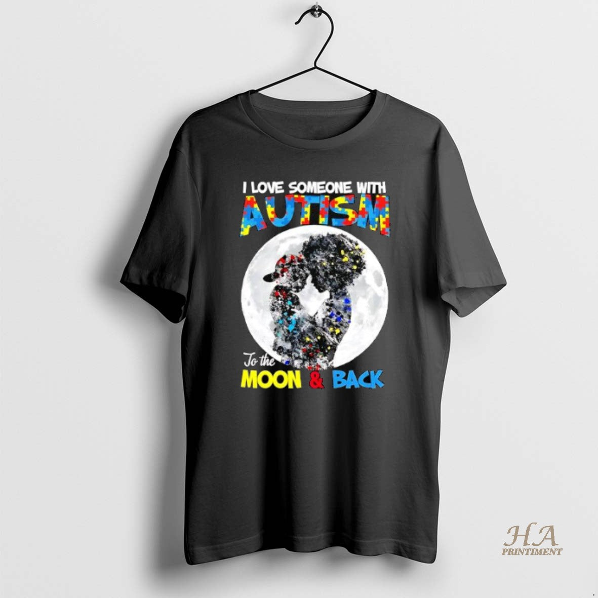 Official I Love Someone With Autism To The Moon And Back