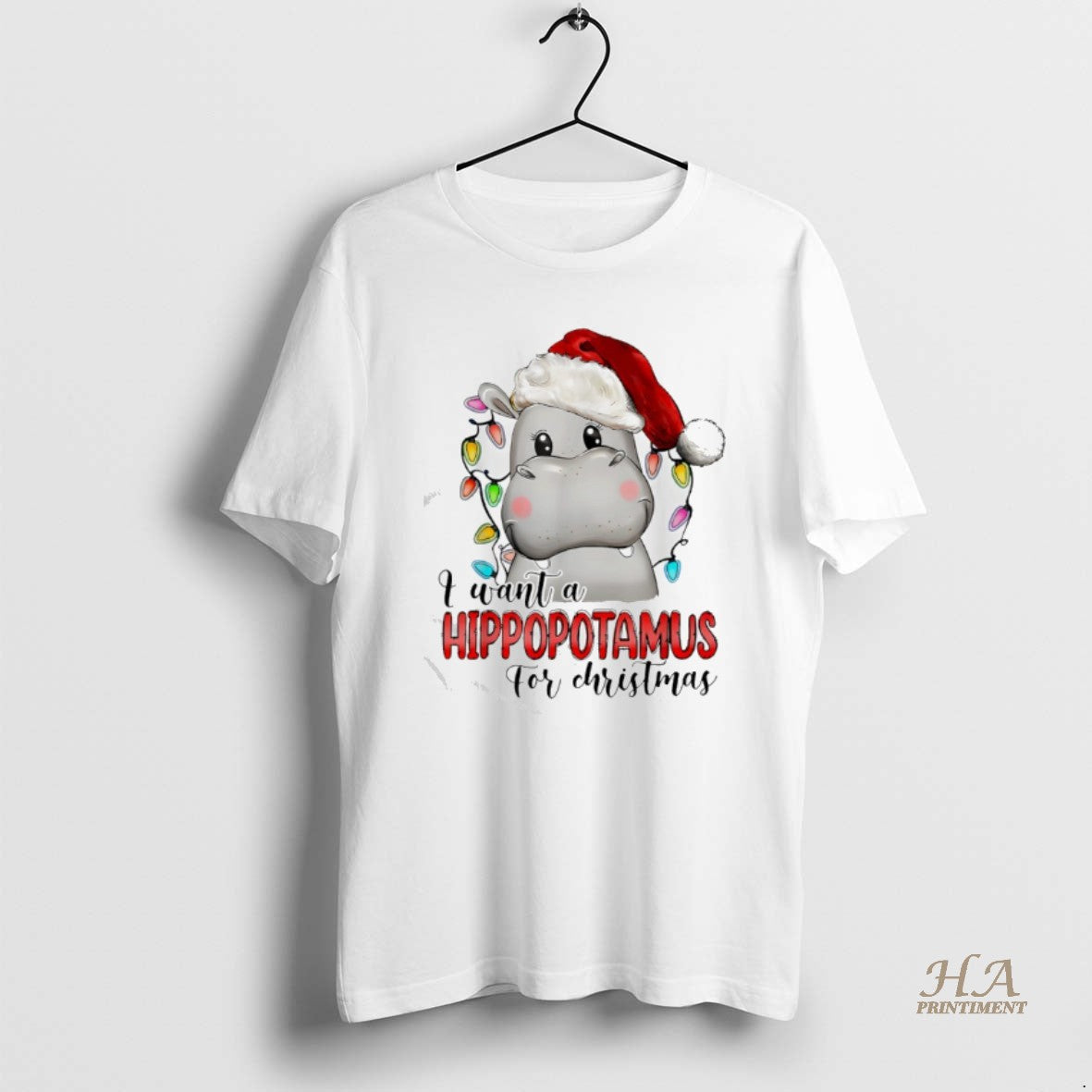 Official I Want A Hippopotamus For Christmas Xmas Hippo Lover