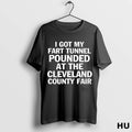 Official I Got My Fart Tunnel Pounded At The Cleveland County Fair T Shirt