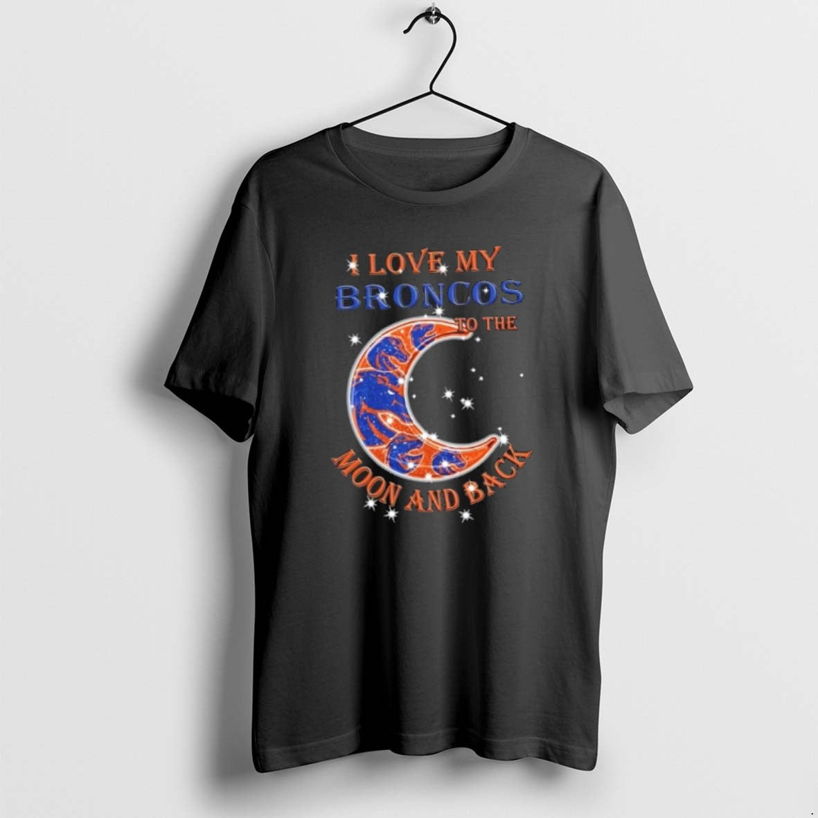 Official I Love My Boise State Broncos To The Moon And Back