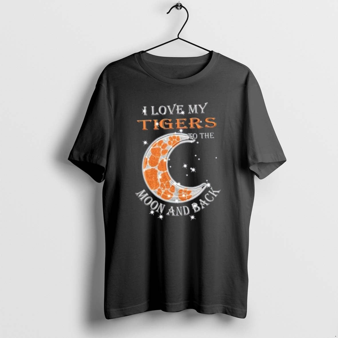 Official I Love My Clemson Tigers To The Moon And Back
