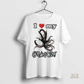 Official I Love My Alien Tentacle Tendril Shirt