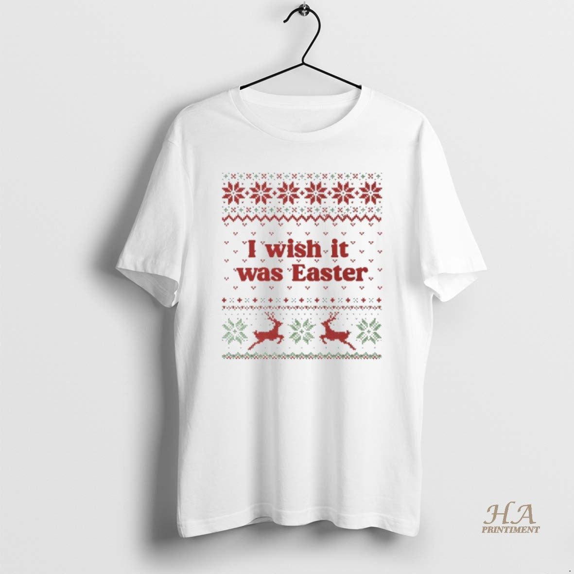 Official I Wish It Was Easter Tacky Christmas Ugly