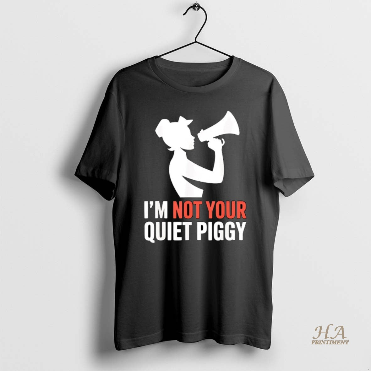 Official Im Not Your Quiet Piggy Protest Women Trump Christmas