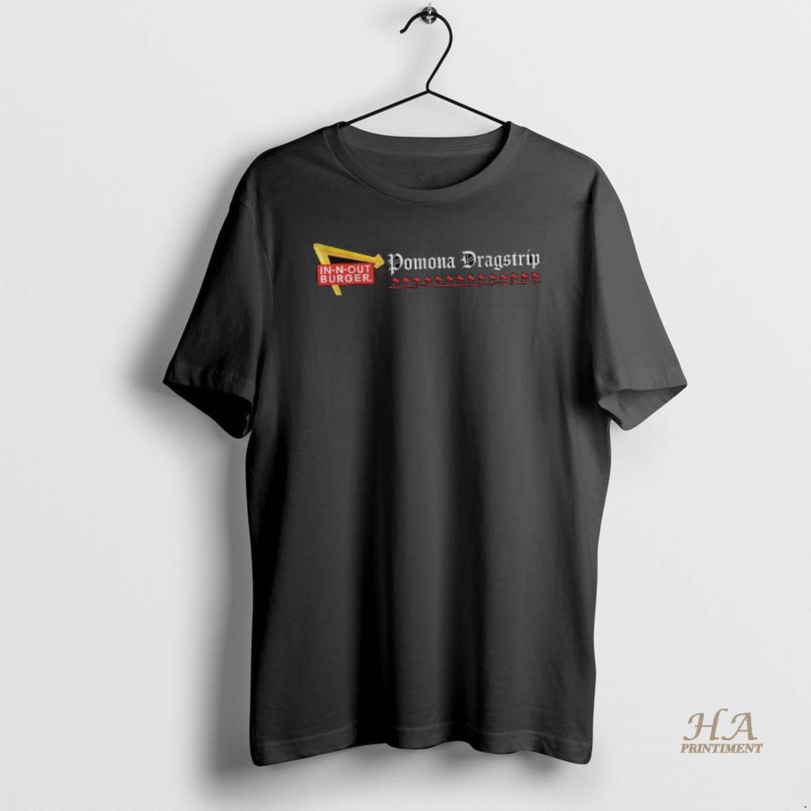 Official In N Out Burger Pomona Dragstrip Logo