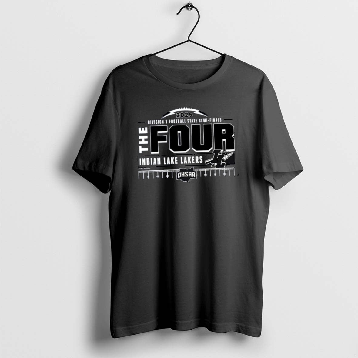 Official Indian Lake Lakers The Four 2025 Division 5 Football State Semifinals Classictshirt