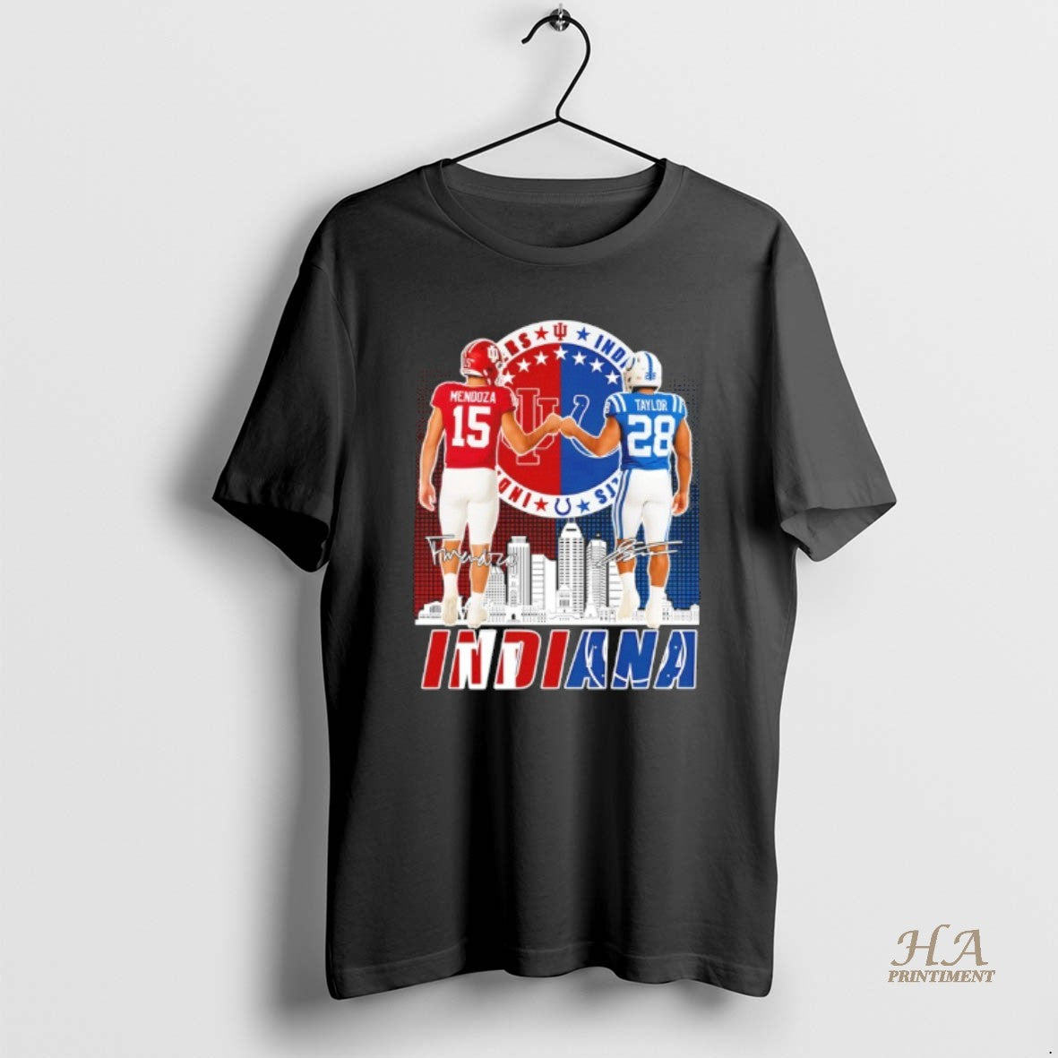 Official Indiana City Sports Mendoza Hoosiers X Taylor Colts Skyline