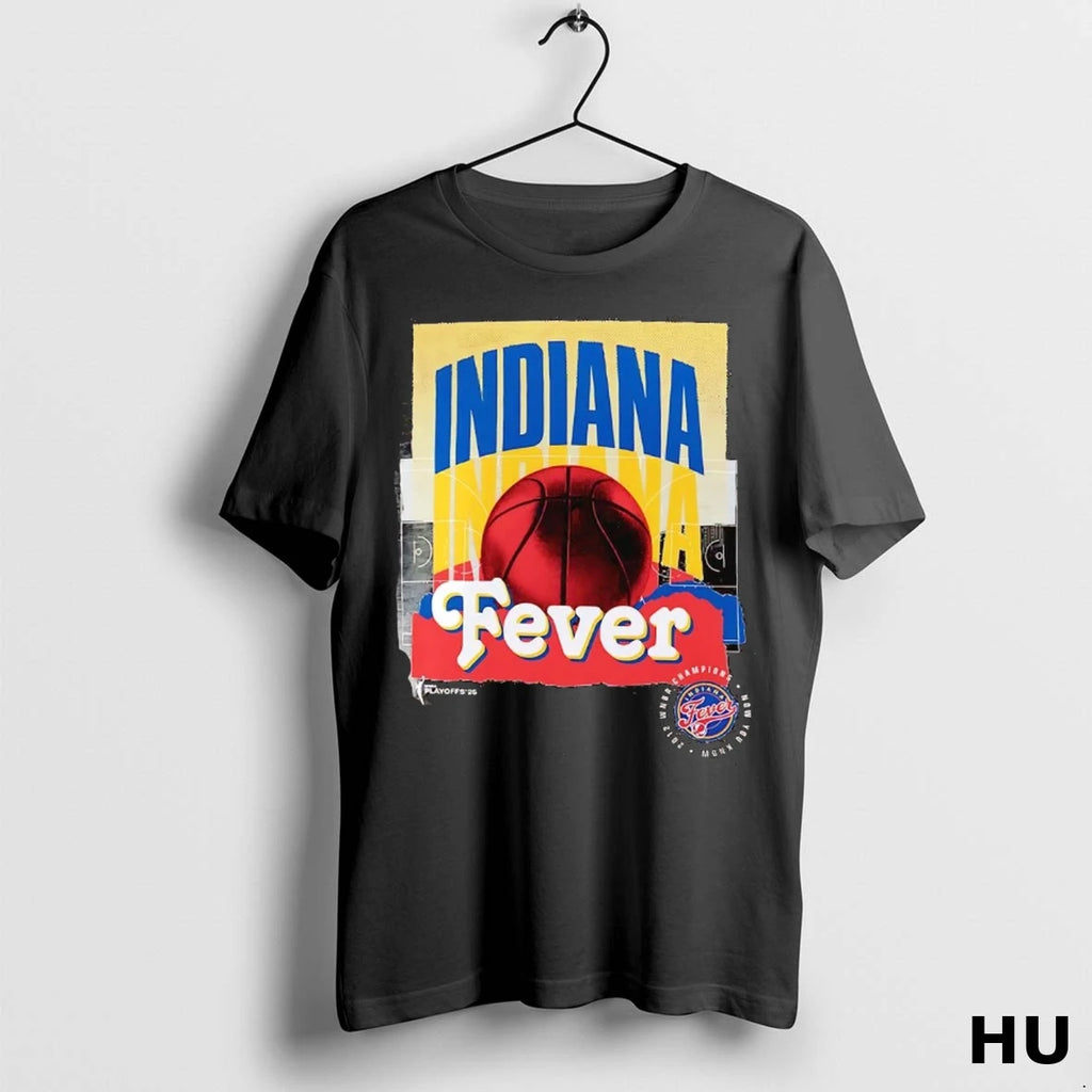 Official Indiana Fever 2025 Wnba Playoffs Power T Shirt