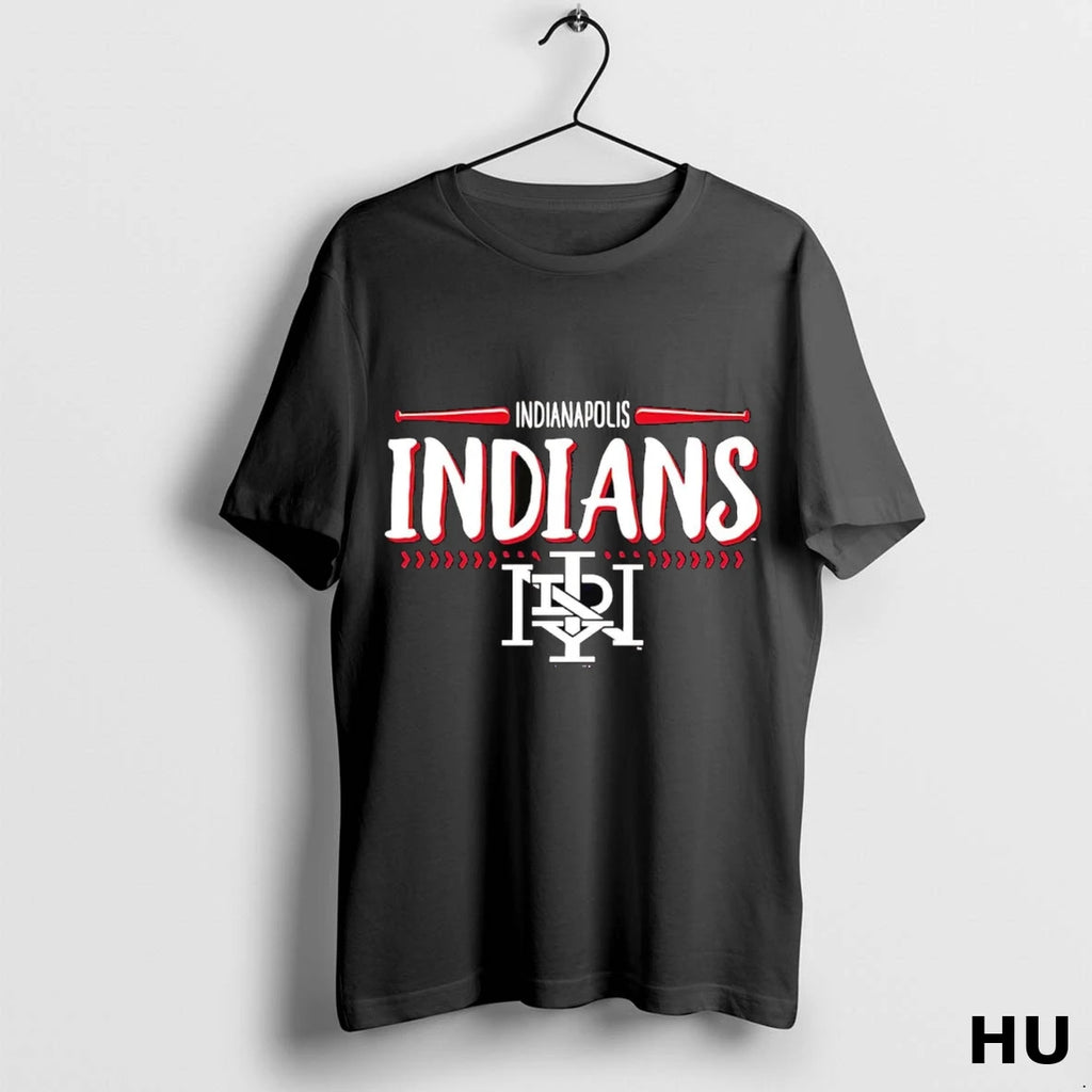Official Indianapolis Indians Baseball Bats T Shirt