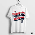 Official Indianapolis Indians Baseball Waving T Shirt