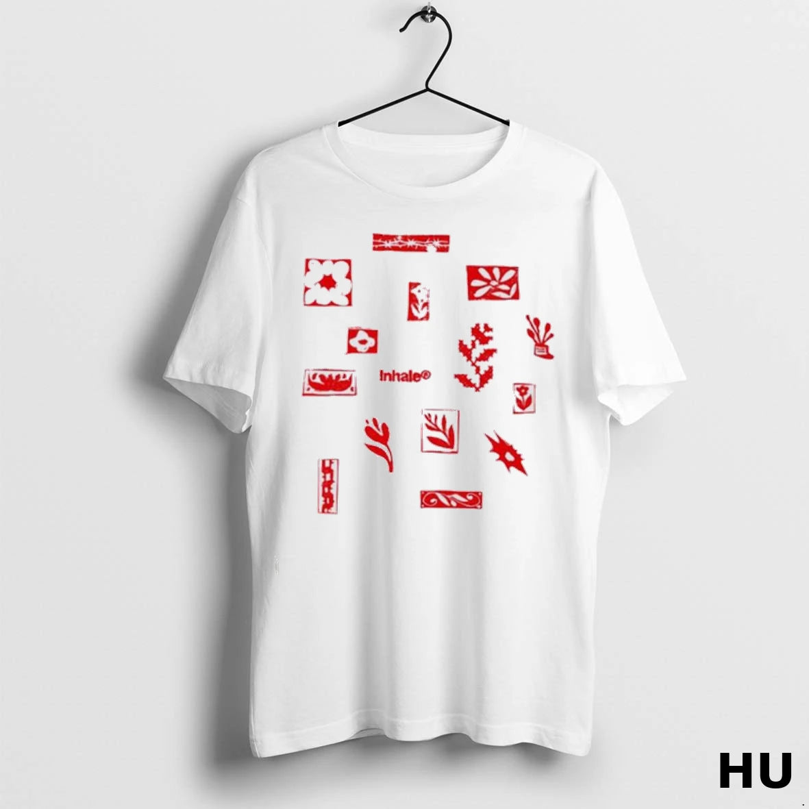 Official Inhaler Tatreez Flowers Palestine Charity T Shirt