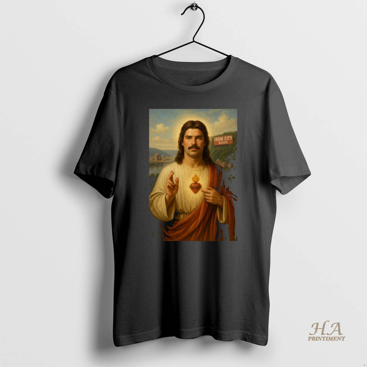 Official Iron City Beer He Is Risen Jesus Christ Pittsburgh Pennsylvania