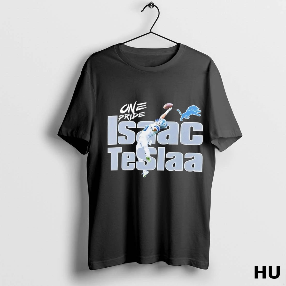 Official Isaac Teslaa One Pride Detroit Lions Player Hype T Shirt