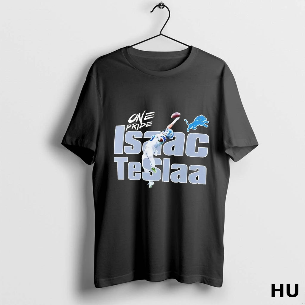 Official Isaac Teslaa One Pride Detroit Lions T Shirt