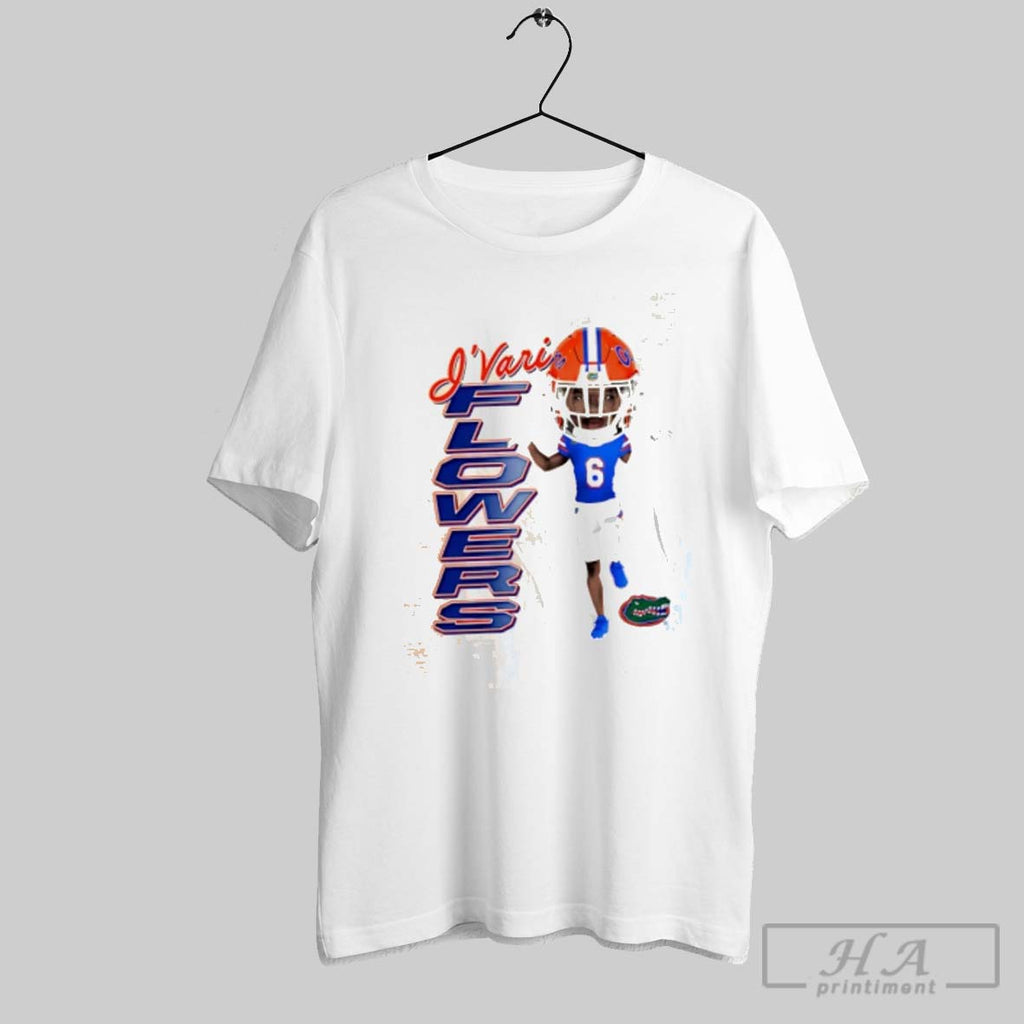 Official Jvari Flowers Florida Gators Cartoon