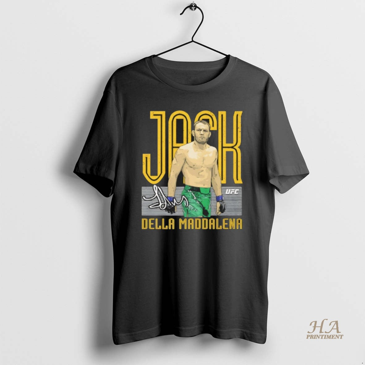 Official Jack Della Maddalena Ufc Player Signature Graphic