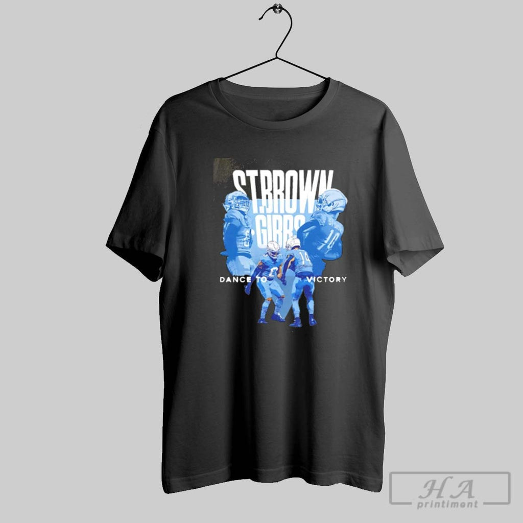 Official Jahmyr Gibbs Amon Ra St Brown Detroit Victory Dance