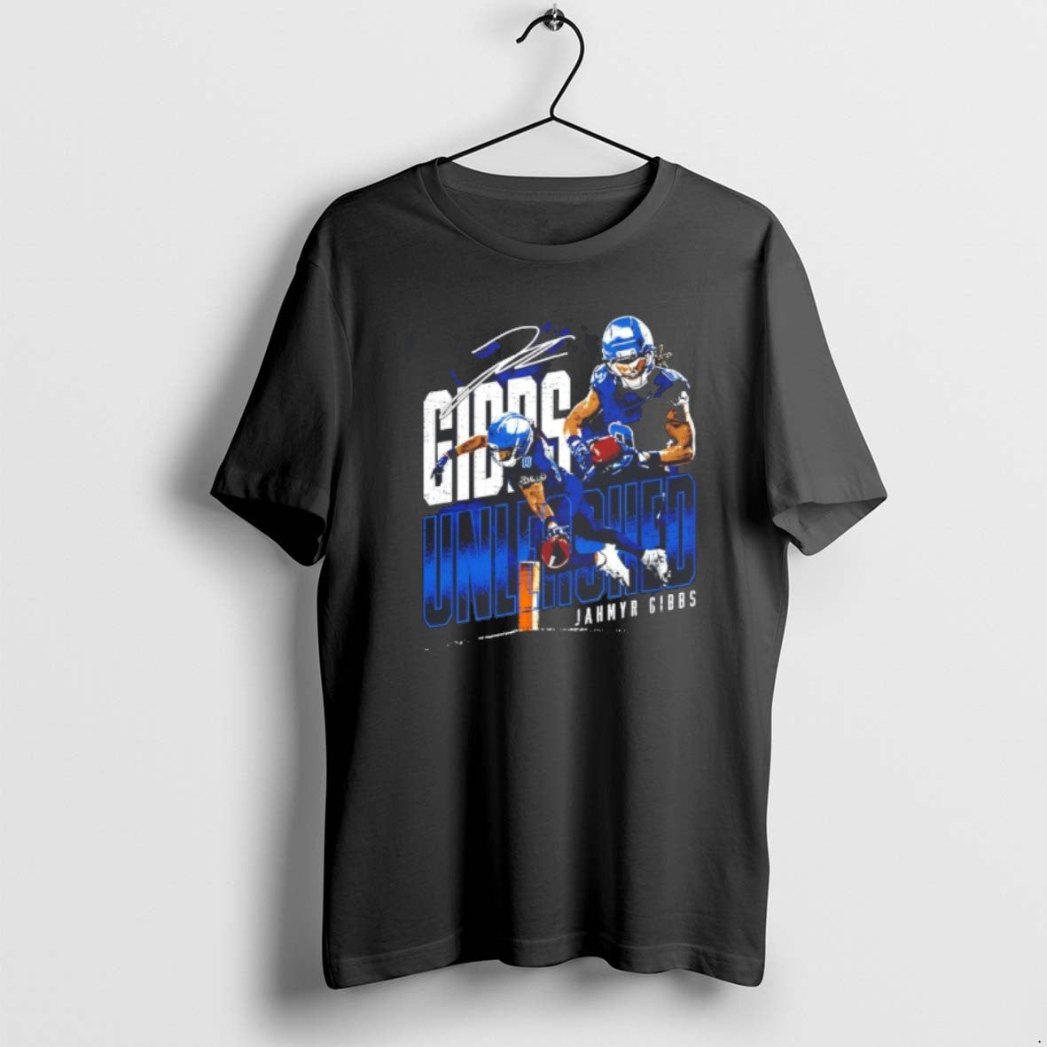 Official Jahmyr Gibbs Detroit Lions Unleashed Signature