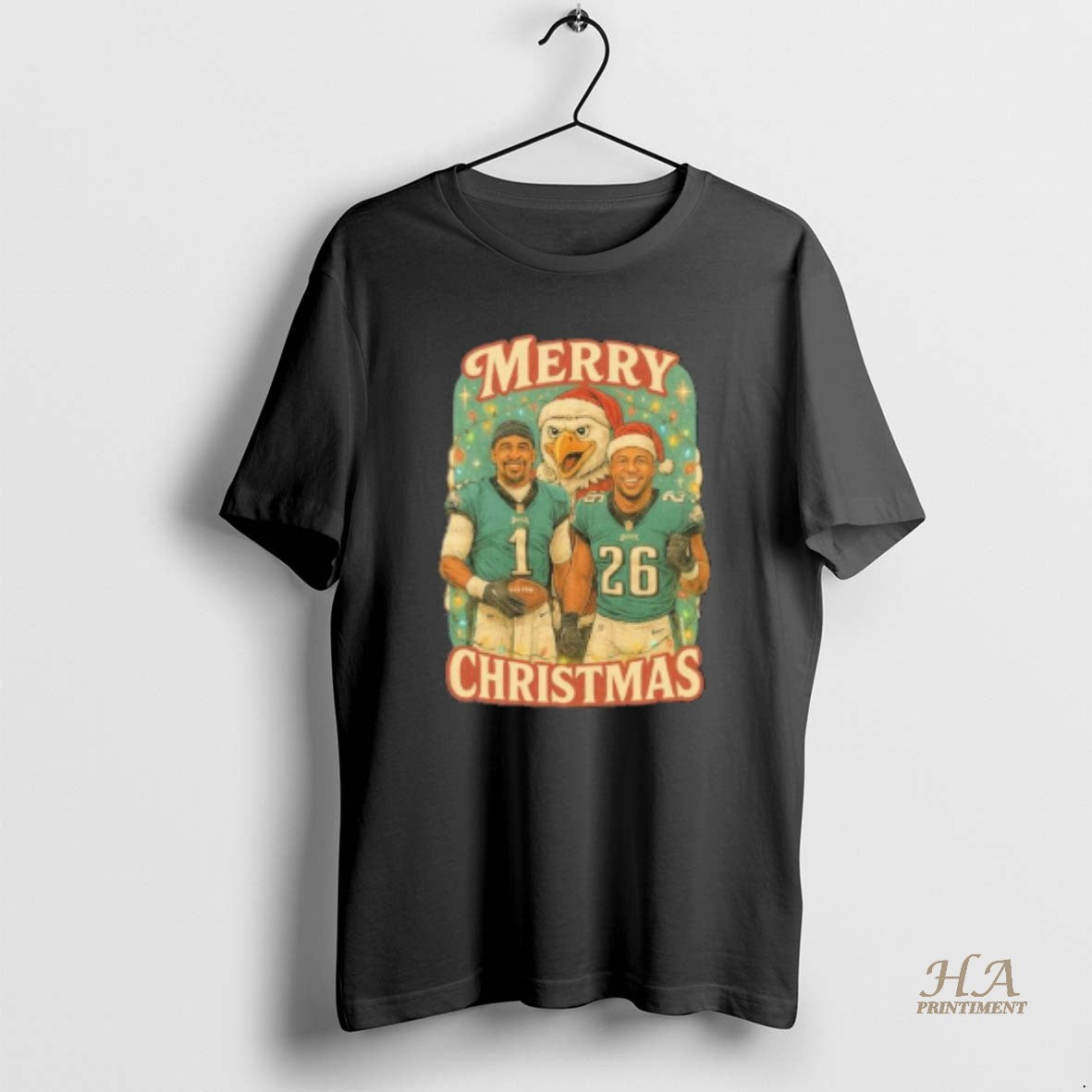 Official Jalen Hurts Saquon Barkley Merry Christmas