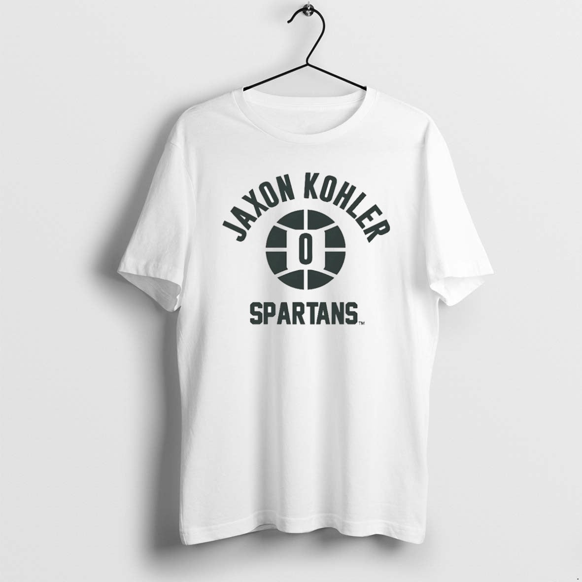 Official Jaxon Kohler Hoops 0 Michigan State Spartans
