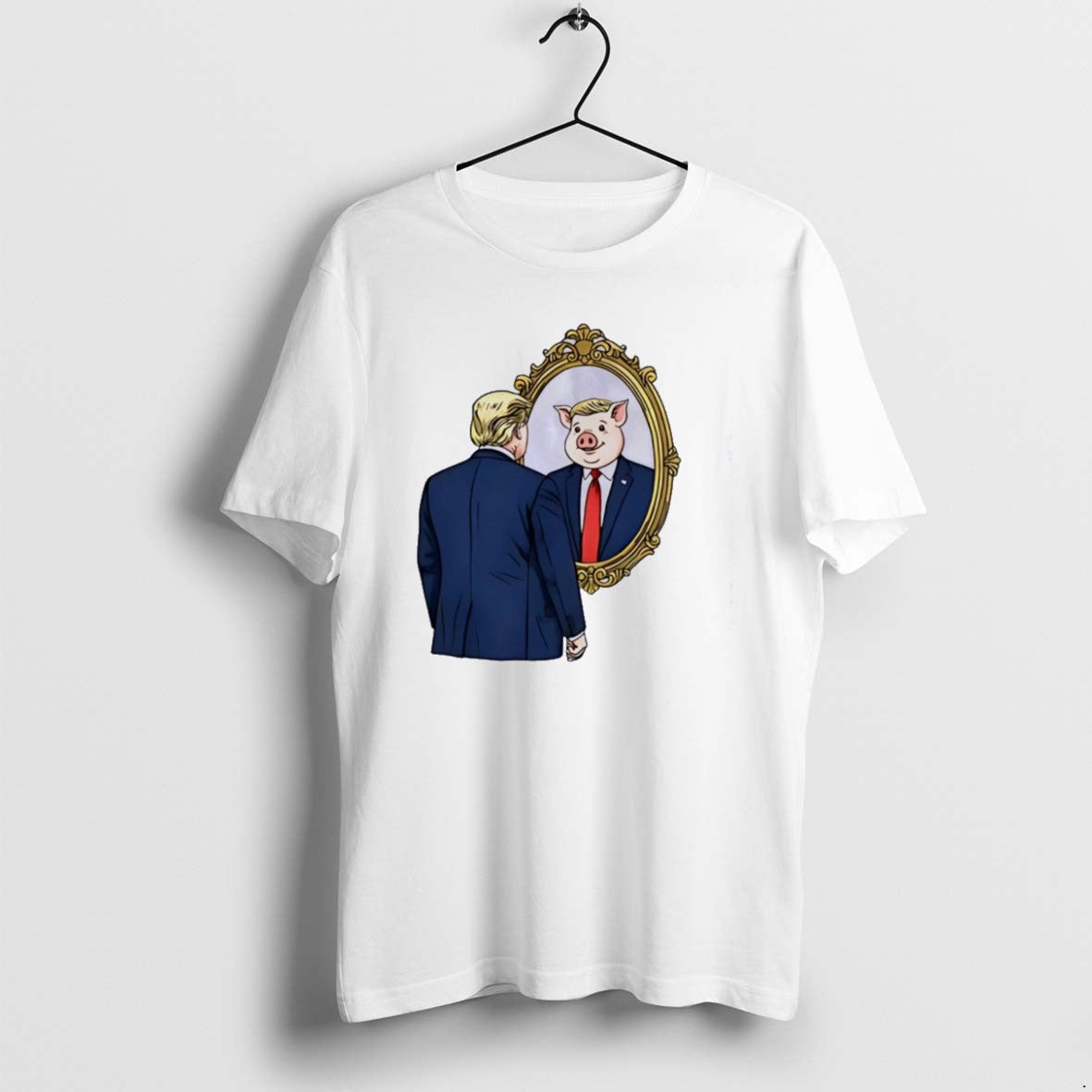 Official Jb Pritzker Wearing Quiet Piggy Trump Classictshirt