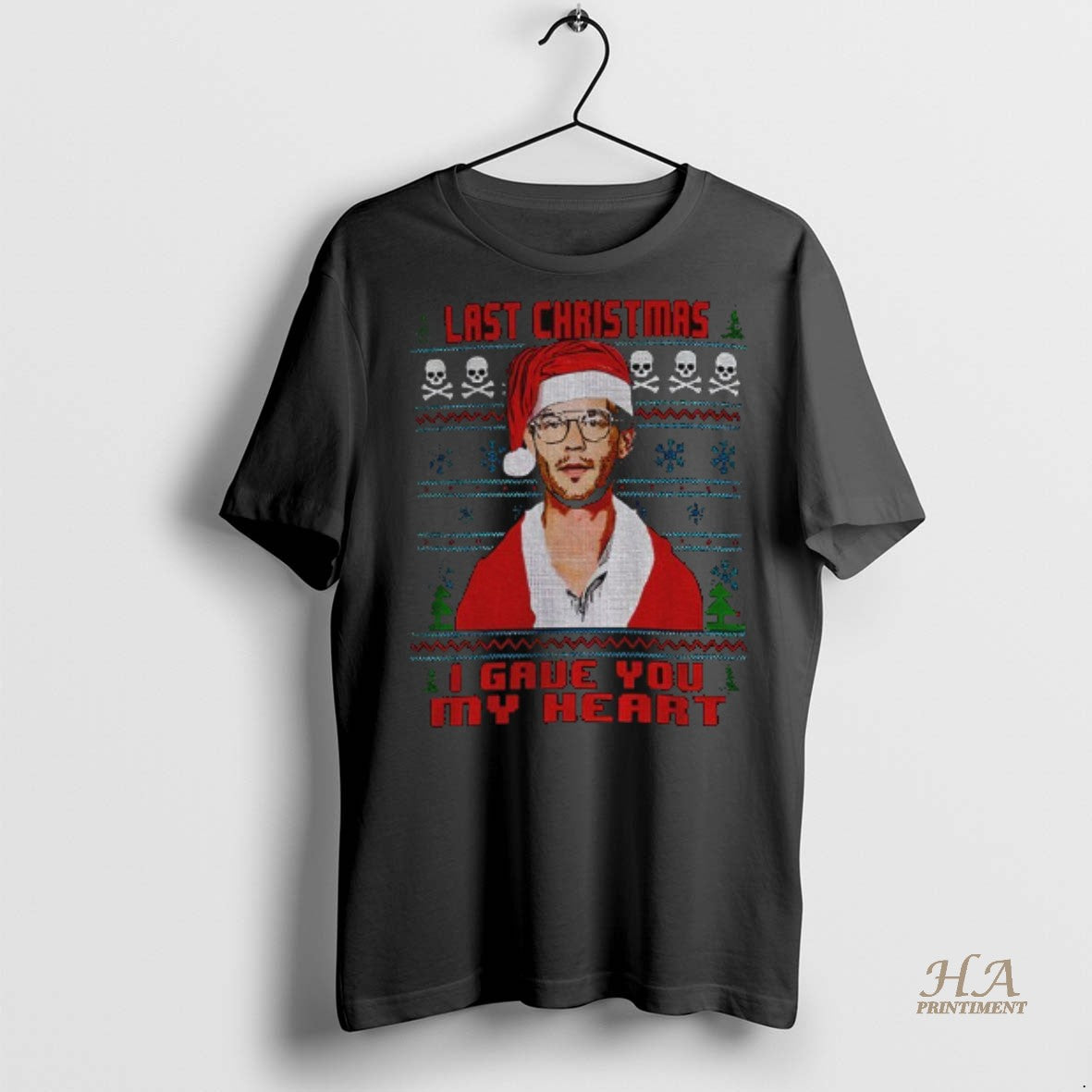 Official Jeff Dahmer Christmas Last Christmas I Gave You My Heart Shirt