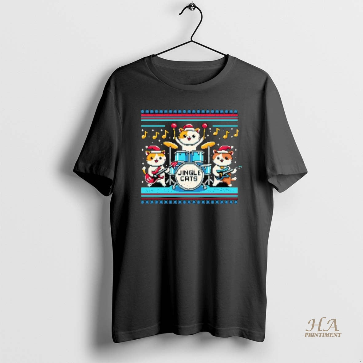 Official Jingle Cats Band Merry Ugly Christmas
