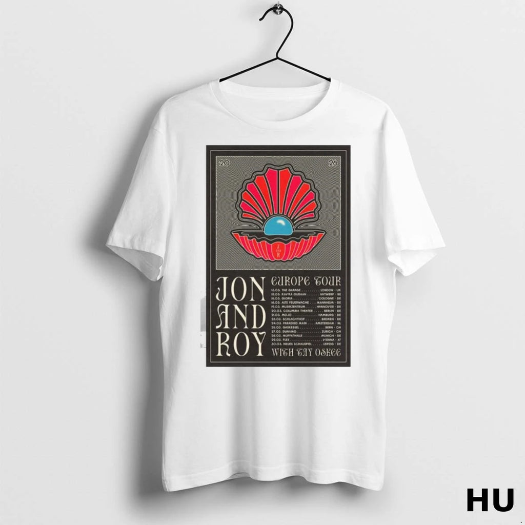 Official Jon And Roy Europe Tour 2026 Ladies T Shirt