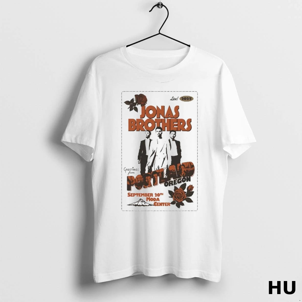 Official Jonas Brothers 20 September 2025 Moda Center Portland Or T Shirt