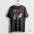 Official Jumper Xmas Grinch And Santa Hand Six Seven 67 Meme Shirt